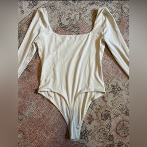 ** SOLD ** Lululemon Long Sleeve Bodysuit White/Bone